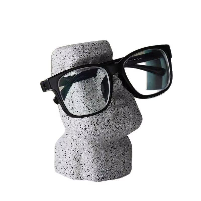 Support de lunettes rigolo style Moai
