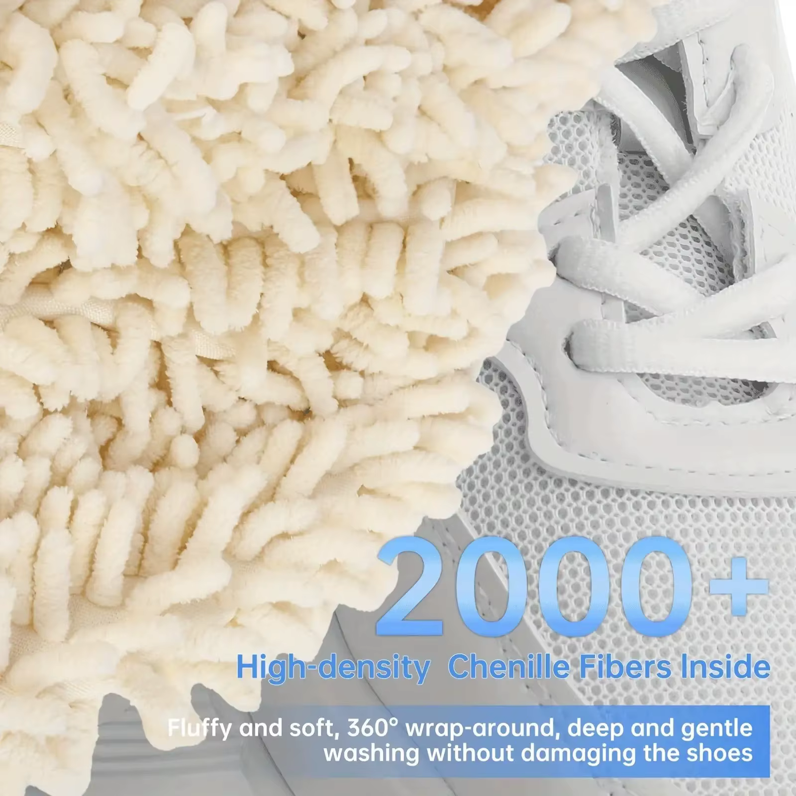 Sac de lavage et de séchage pour chaussures lavable en machine