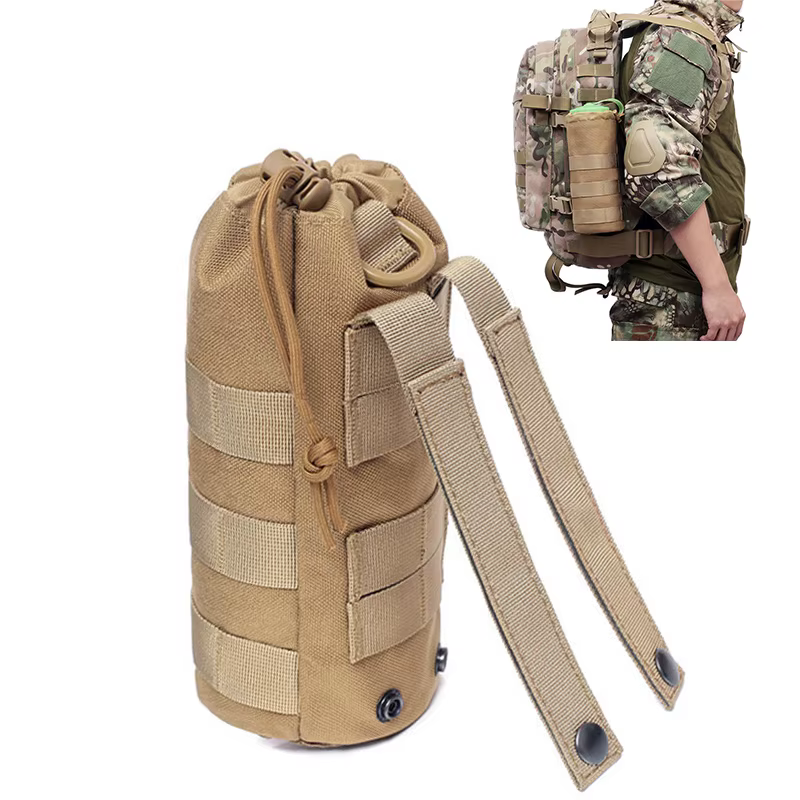 Molle bouteille d'eau sac pochette pour voyage en plein air Camping randonnée pêche sac