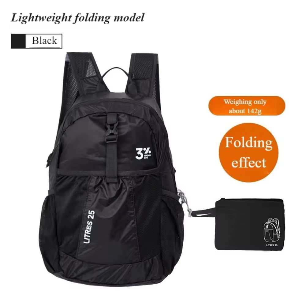 Sangles réglables sac à dos pliable sac d'alpinisme grande capacité sac à dos de randonnée petit sac sac à dos ultraléger étanche