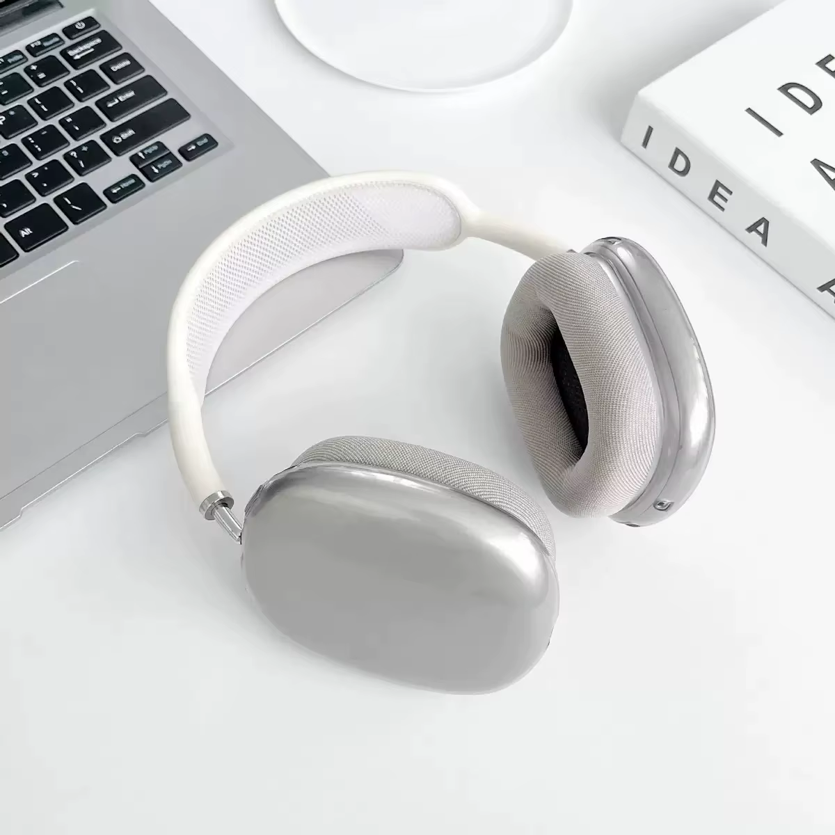 Pour AirPods Max étui Transparent souple TPU anti-rayures housse de protection pour Apple AirPods Max accessoires pour écouteurs