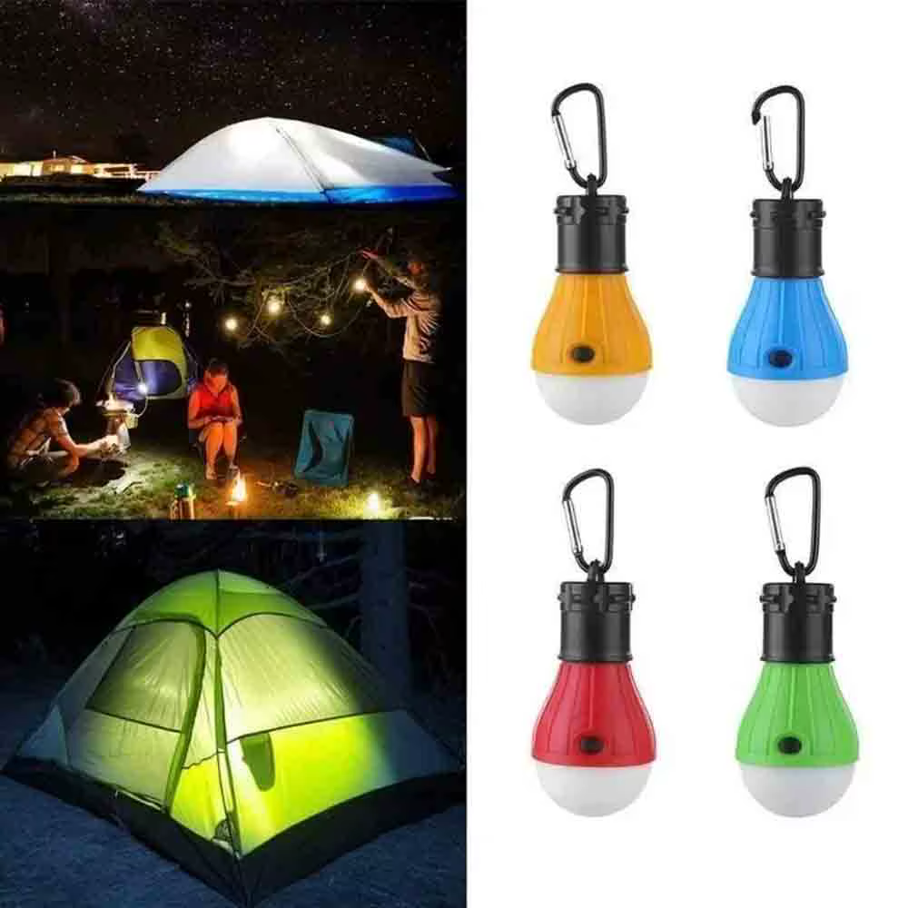 Lampe de camping portable d'extérieur avec crochet, lampe de tente super lumineuse pour la randonnée, les voyages, le parc et les situations d'urgence