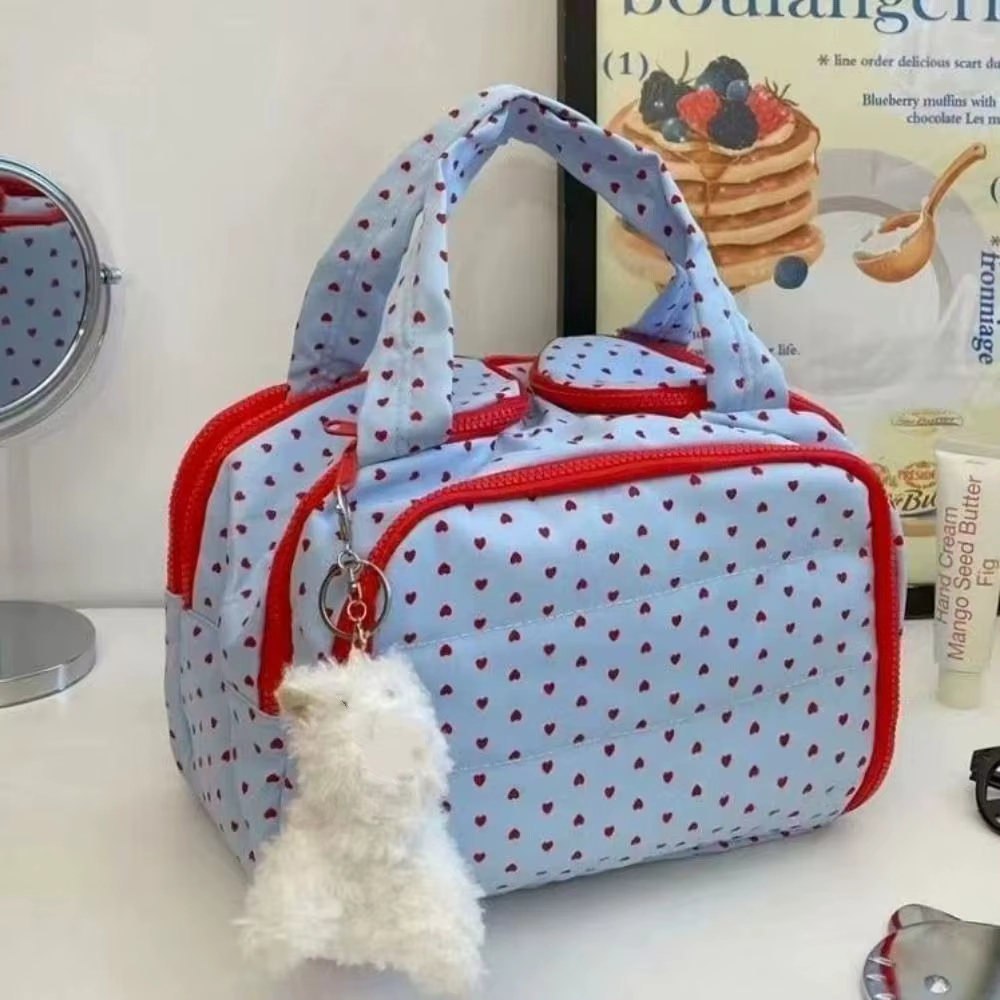 Sac à cosmétiques multi-poches avec fermeture éclair