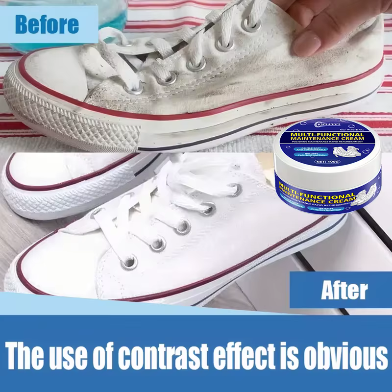 Crème Restauratrice pour Chaussures Blanches