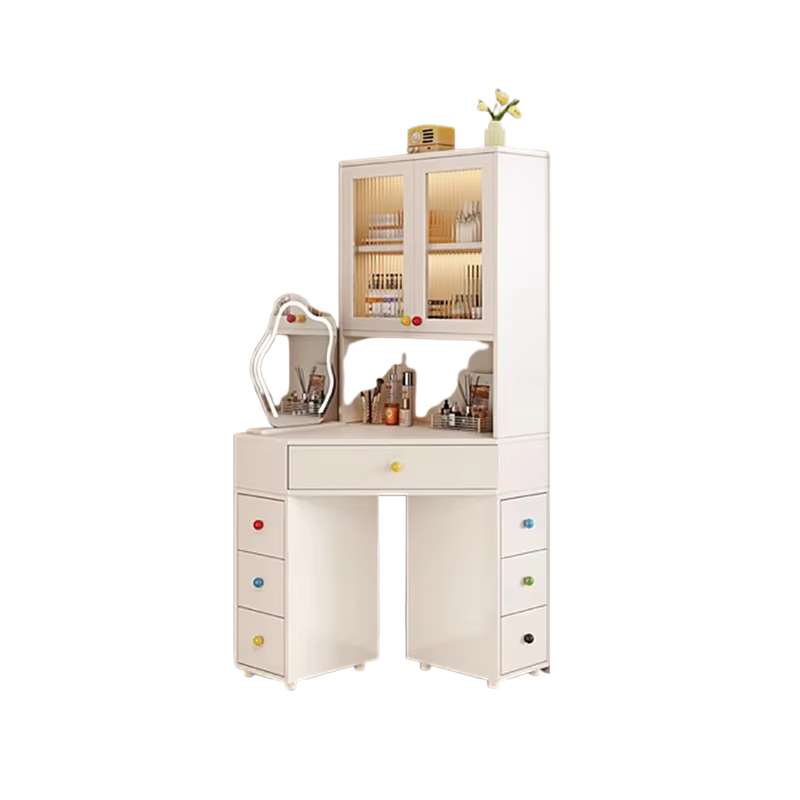 Haute Coiffeuse d'angle avec tiroir moderne français Unique Vanity Desk luxe esthétique Coiffeuse De Chambre meubles De Chambre