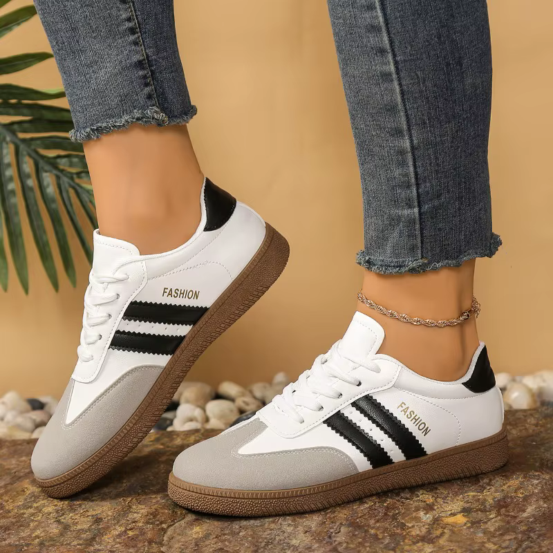 Chaussures décontractées en dentelle pour femmes