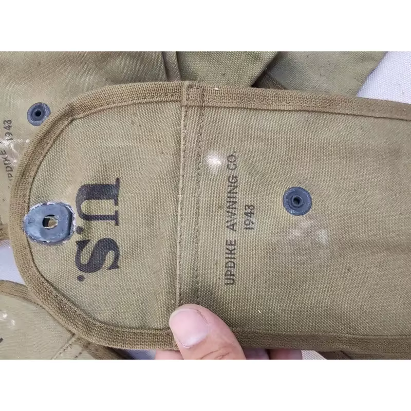 10PCS GENUINE ORIGINAL WW2 US M1 M2 CARBINE Magazine Pouch Bag Cover MILITARY SURPLUS