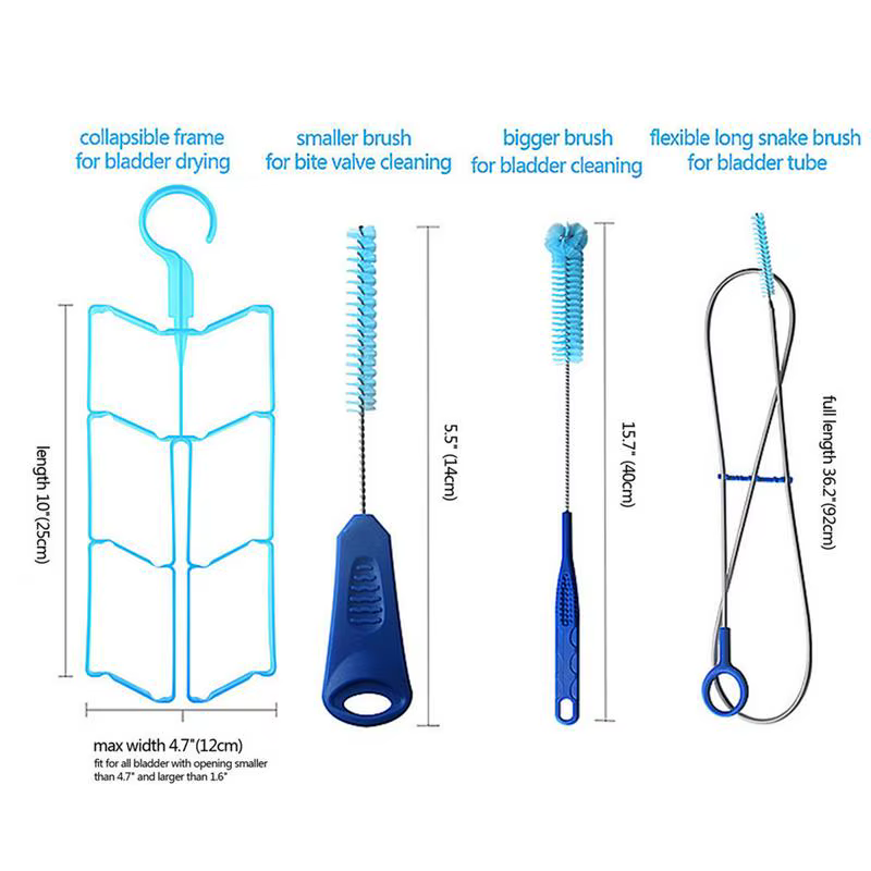 Kit de brosse de nettoyage de vessie d'hydratation de l'eau