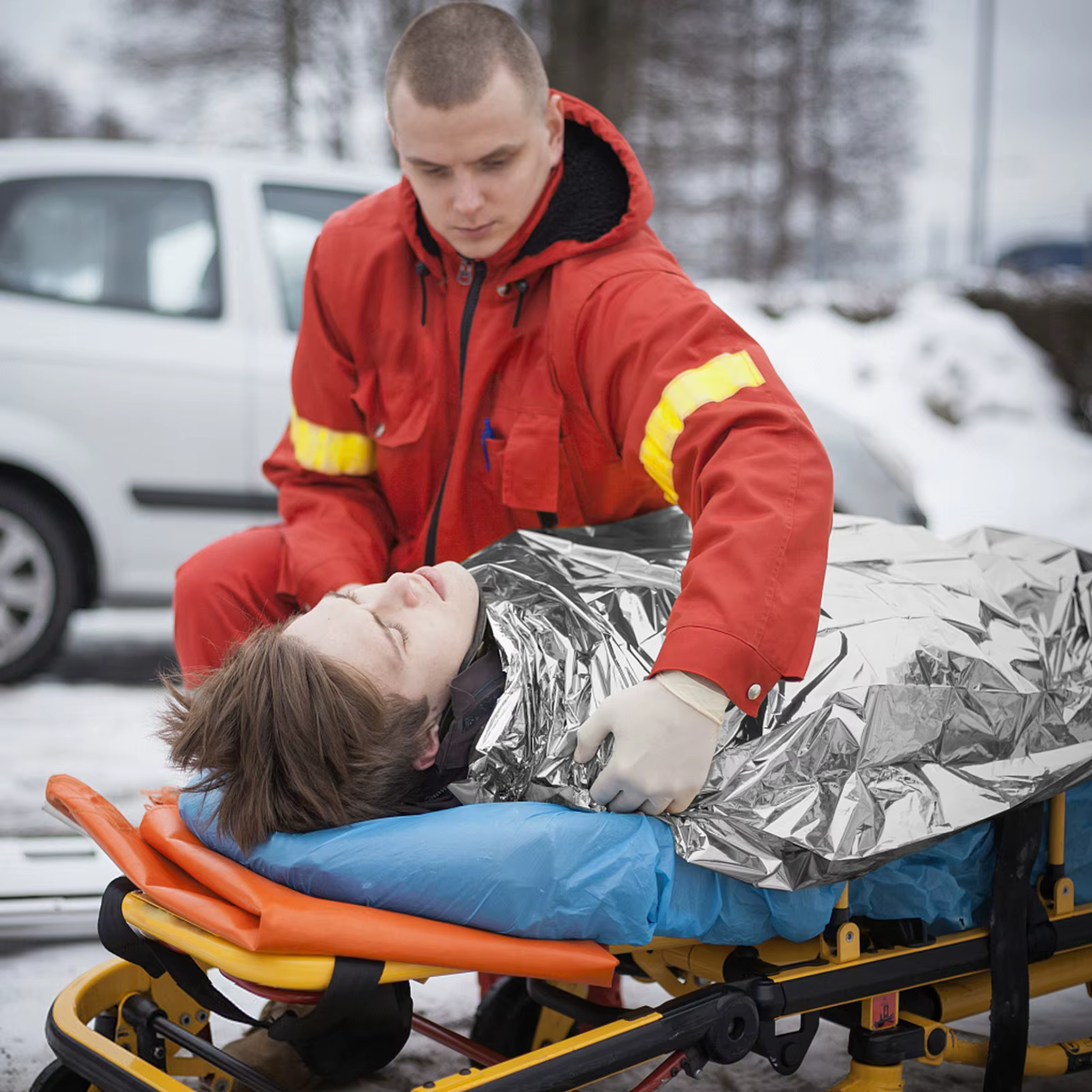 Couverture de survie d'urgence pour l'extérieur