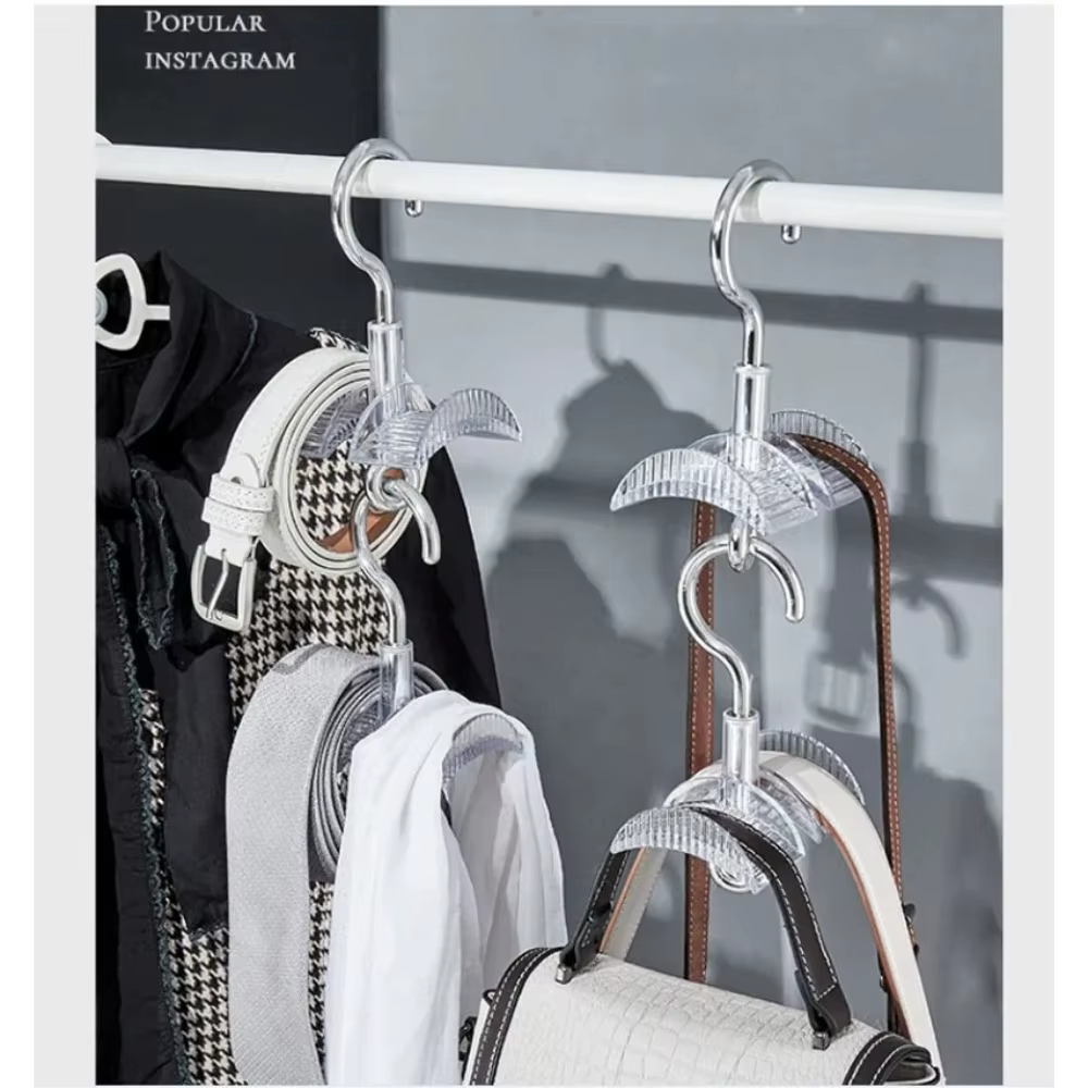 Porte-sacs rotatif pour placard