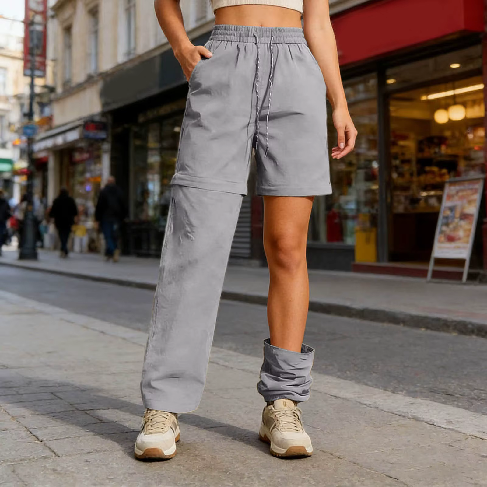 Pantalon cargo imperméable pour femme