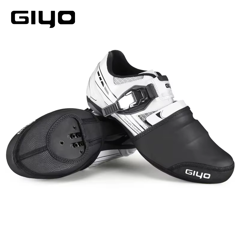 GIYO couvre-chaussures imperméables anti-dérapant chaud protecteur réfléchissant demi-orteil