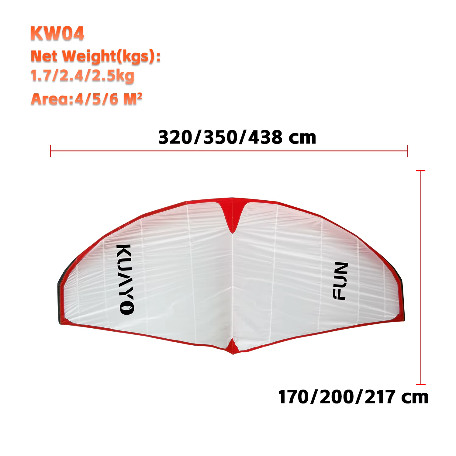Cerf-volant gonflable personnalisé de voile de surf d'ensemble de super hydroptère
