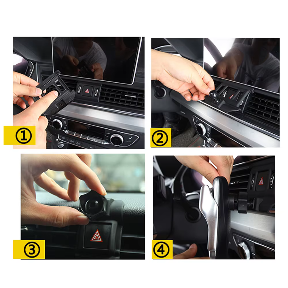 Support de téléphone portable de voiture pour MG HS AS23 mhs, Plug-in Ehs Phev 2019 ~ 2023,2020 2021 2022 Clip de ventilation GPS, Support de plateau, accessoires iPhone