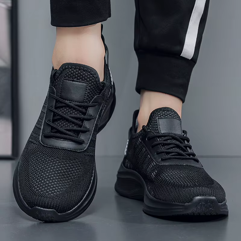 Chaussures pour hommes, grande taille 48 49 50, chaussures d'été respirantes en tissu maille, chaussures de sport pour hommes, chaussures de sport légères et décontractées, chaussures de marche