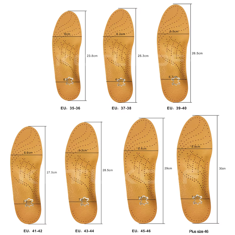 KOTLIKOFF cuir Latex orthopédique soin des pieds semelle antibactérienne actif carbone orthèse soutien de la voûte plantaire cou-de-pied plat pied chaussure Pad