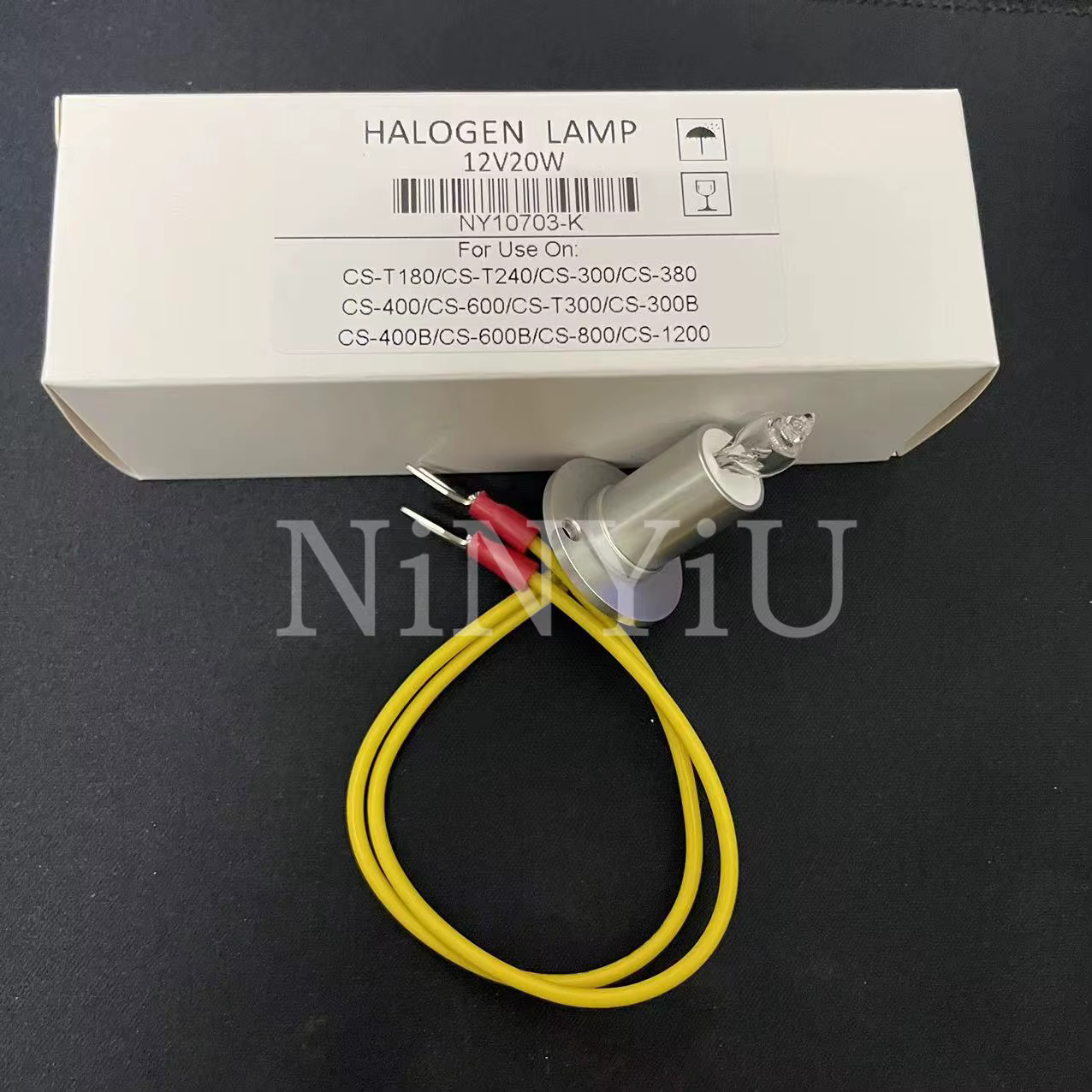 Dirui 12V20W CS-T180 CS-T240 CS-T300 CS400 CSfemelle CS800 Lampe halogène