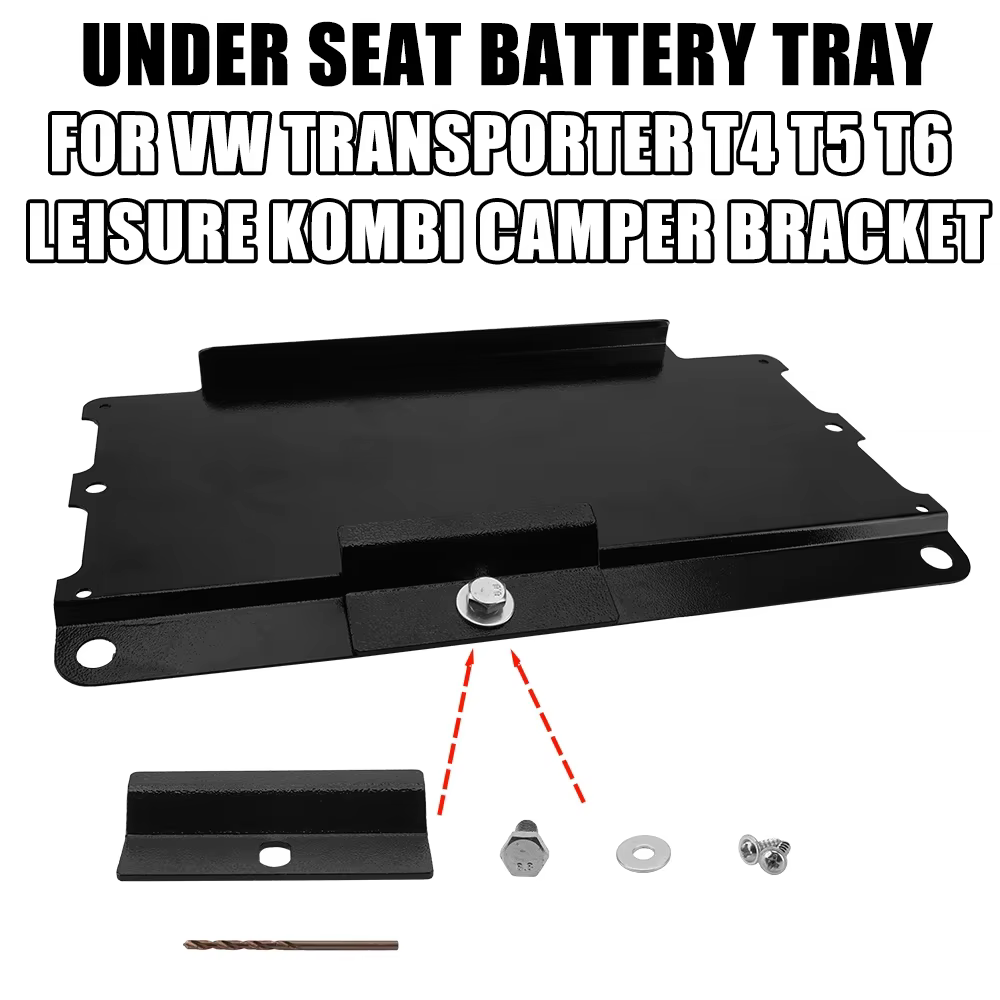 Pince et boulon de plateau de batterie de loisirs sous le siège, pour camping-car VW Volkswagen T5 T6