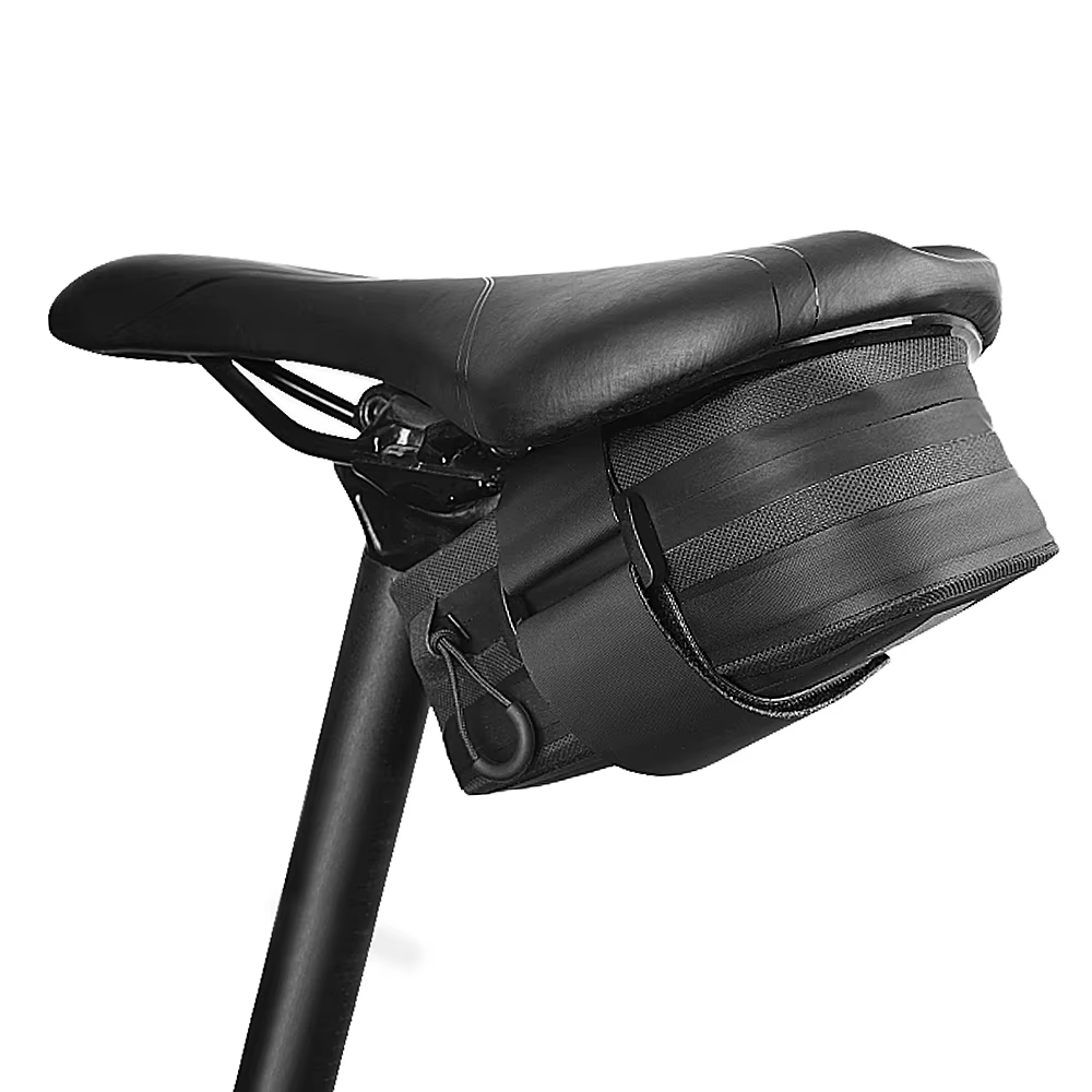 Sac de selle de vélo sac de siège de vélo réfléchissant sac de tige de siège arrière de cyclisme sac arrière de queue de grande capacité sac de vélo de route vtt vélo