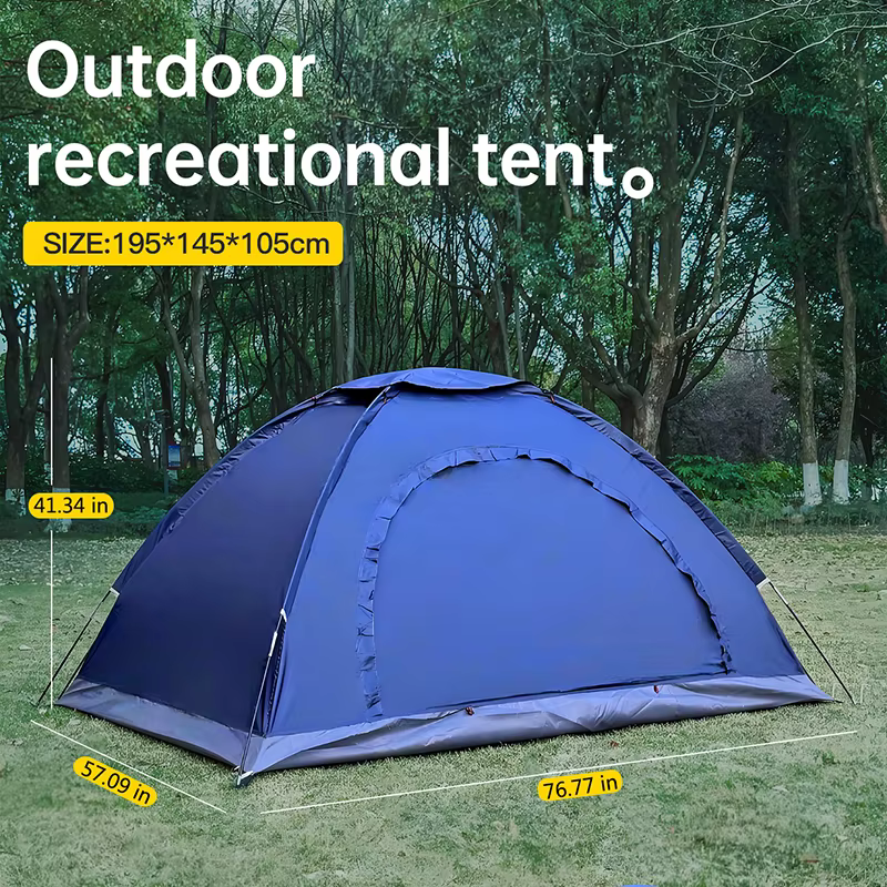 Tente de camping en plein air