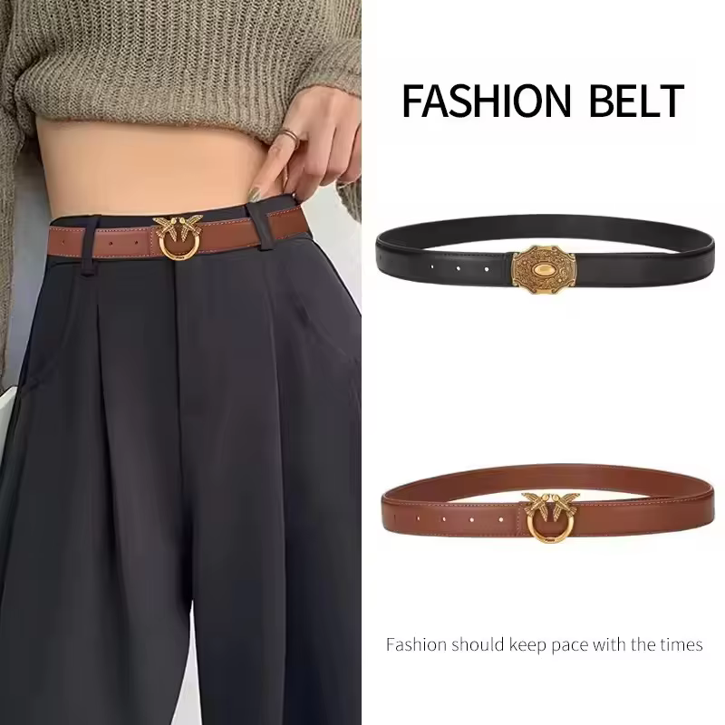 Ceinture pour femme Pinko, accessoire de mode luxueux et minimaliste avec perles, idéal pour le quotidien et les rendez-vous, sac vintage pour femme