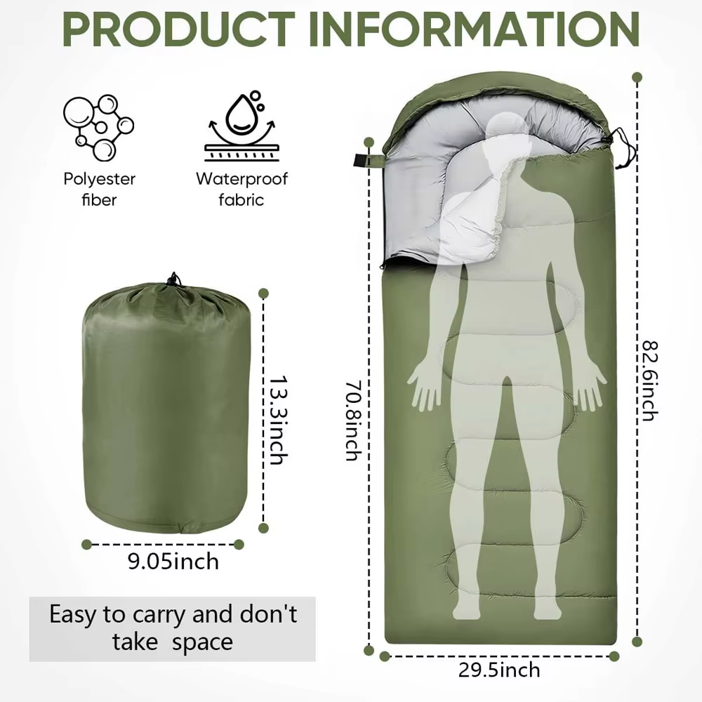 Sac de couchage de camping ultraléger