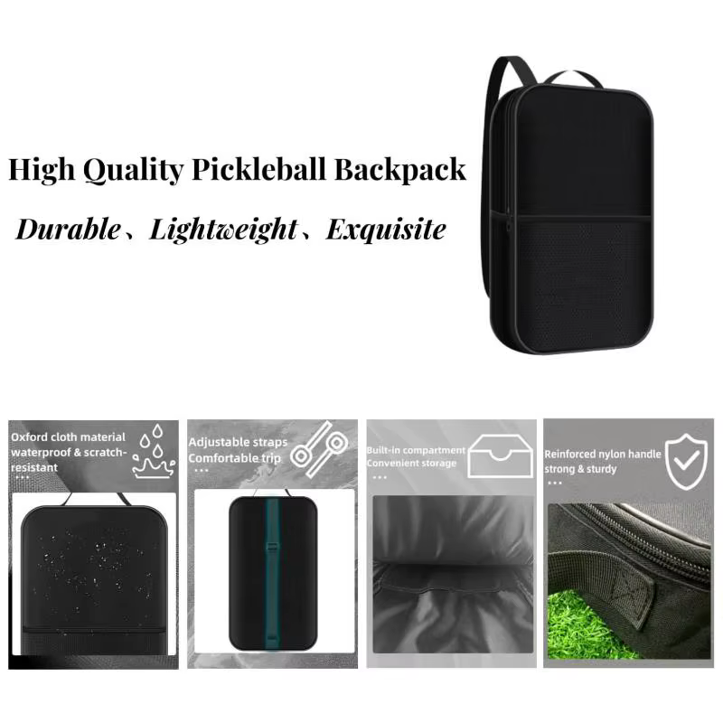 Sac à bandoulière pour raquettes de Pickleball pour hommes et femmes, sac de sport pour pagaie, fourre-tout étanche, sac à bandoulière robuste pour raquette