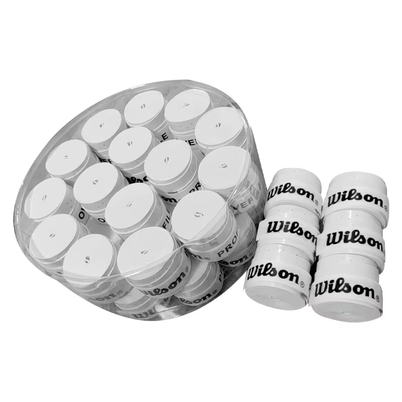 30 Pièces de surpoignées Wilson originales antidérapantes pour raquettes de tennis