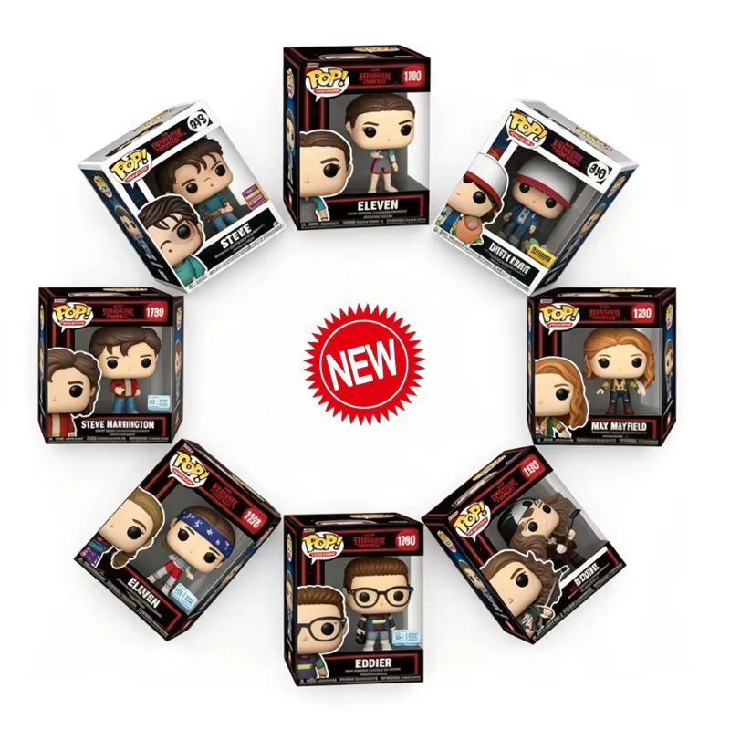 Figurine Funko Pop Stranger Things, plusieurs styles, PVC, vinyle, figurine de collection, personnage de série télévisée, modèle, décoration de bureau, cadeau pour les fans, ornement