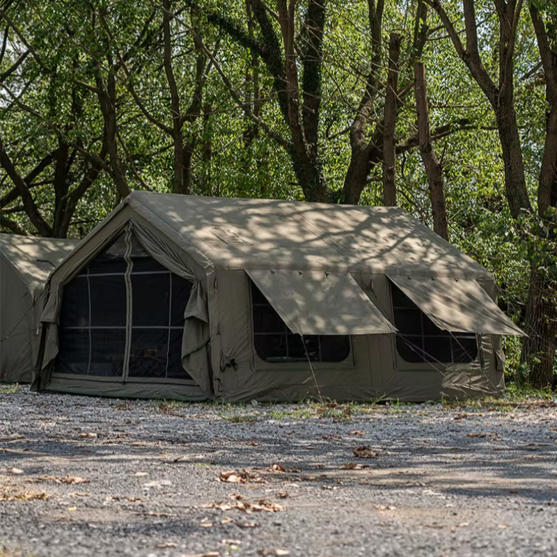 Tente gonflable entièrement automatique Camping en plein air équipement de nuit imperméable à la pluie étanche