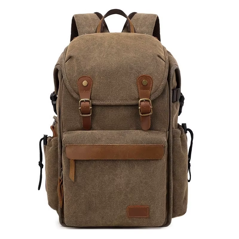 Sac photo à double bandoulière adapté aux micro-caméras, drones, appareils photo reflex numériques, sac multifonctionnel d'extérieur à double bandoulière