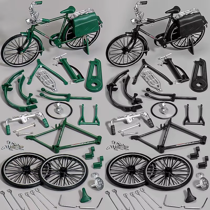 Modèle de vélo rétro nostalgique, décoration douce pour salon et véranda, accessoires de maison créatifs et exquis, ornements, cadeaux !
