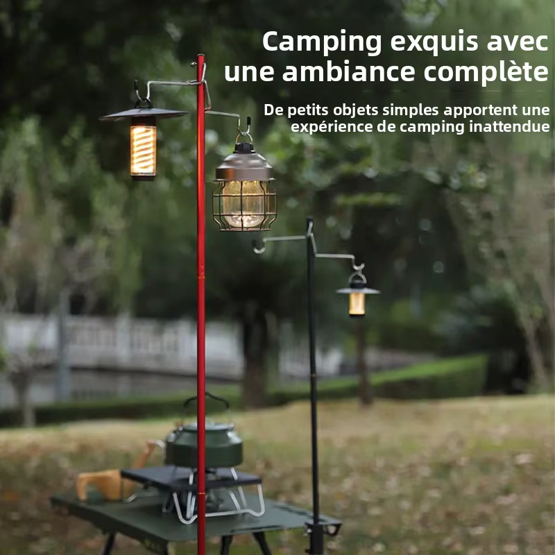 Support de lanterne pliant