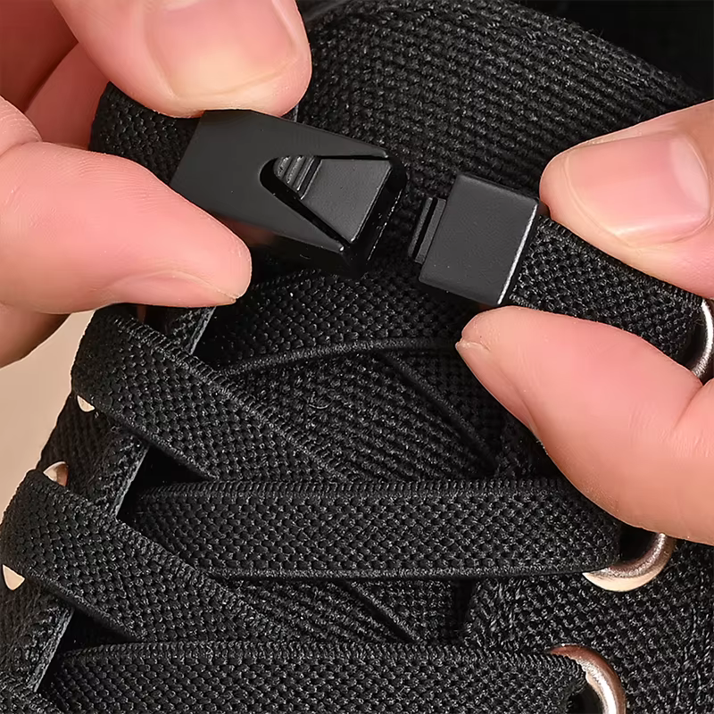 1 paire de lacets de chaussures sans cravate
