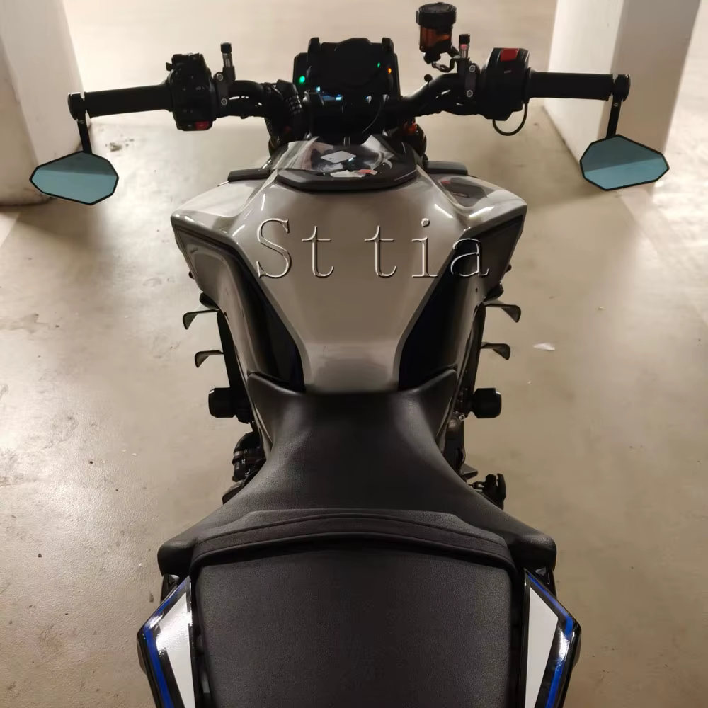 Accessoires de rétroviseurs de guidon en aluminium CNC pour moto Yamaha MT-03 MT-07 MT-09 MT-10 2013-2025 MT03 MT07 MT09 MT10