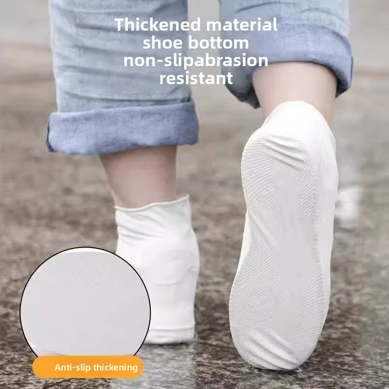 Couvre-chaussures imperméables d'extérieur, couvre-chaussures en latex pour adultes, portables, antidérapants, résistants à l'usure, pour la pluie et la neige