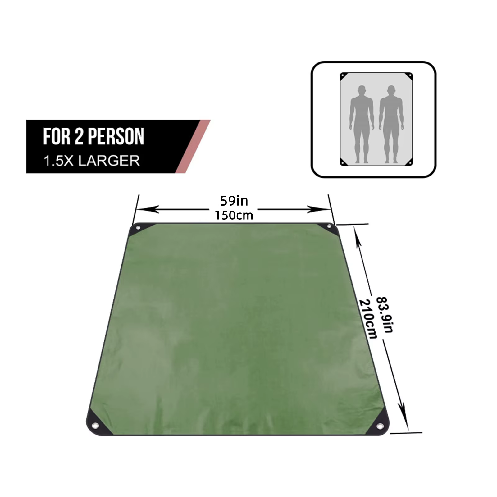 RapDuty-Couverture d'urgence imperméable