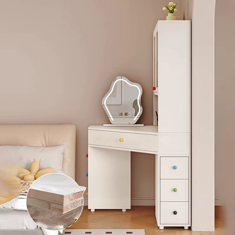 Haute Coiffeuse d'angle avec tiroir moderne français Unique Vanity Desk luxe esthétique Coiffeuse De Chambre meubles De Chambre