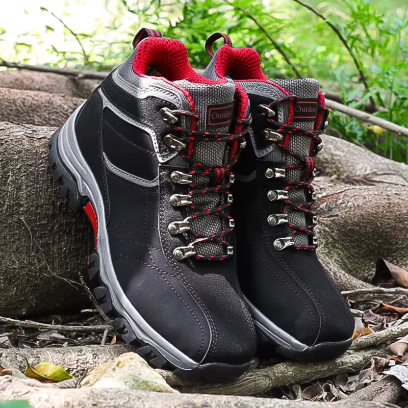 HIKEUP bottes de neige en daim