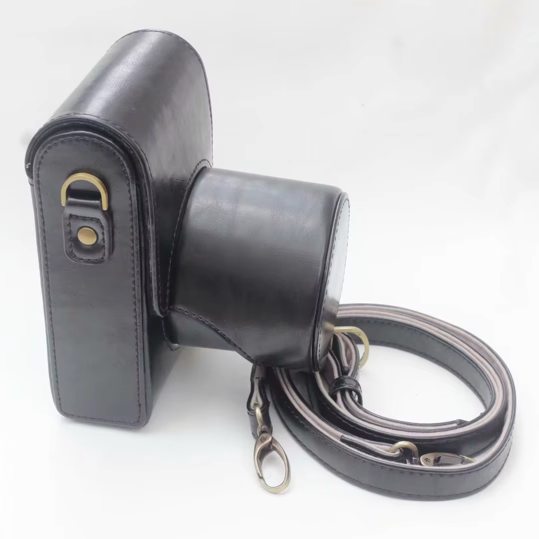 Étui en cuir pour appareil photo Leica Q Q-P Q2 Q3, sangle de sac