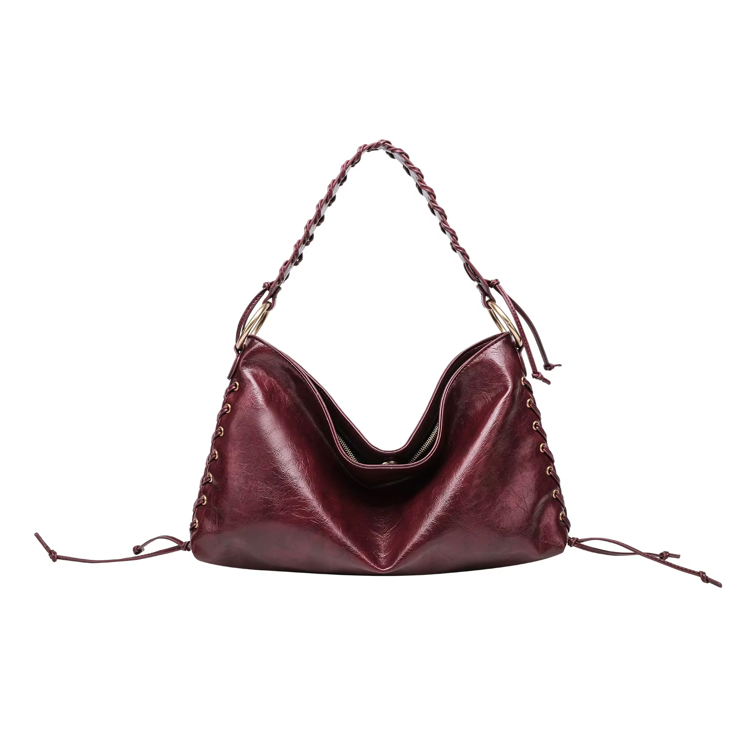 Sac fourre-tout grande capacité pour femme avec boucle métallique