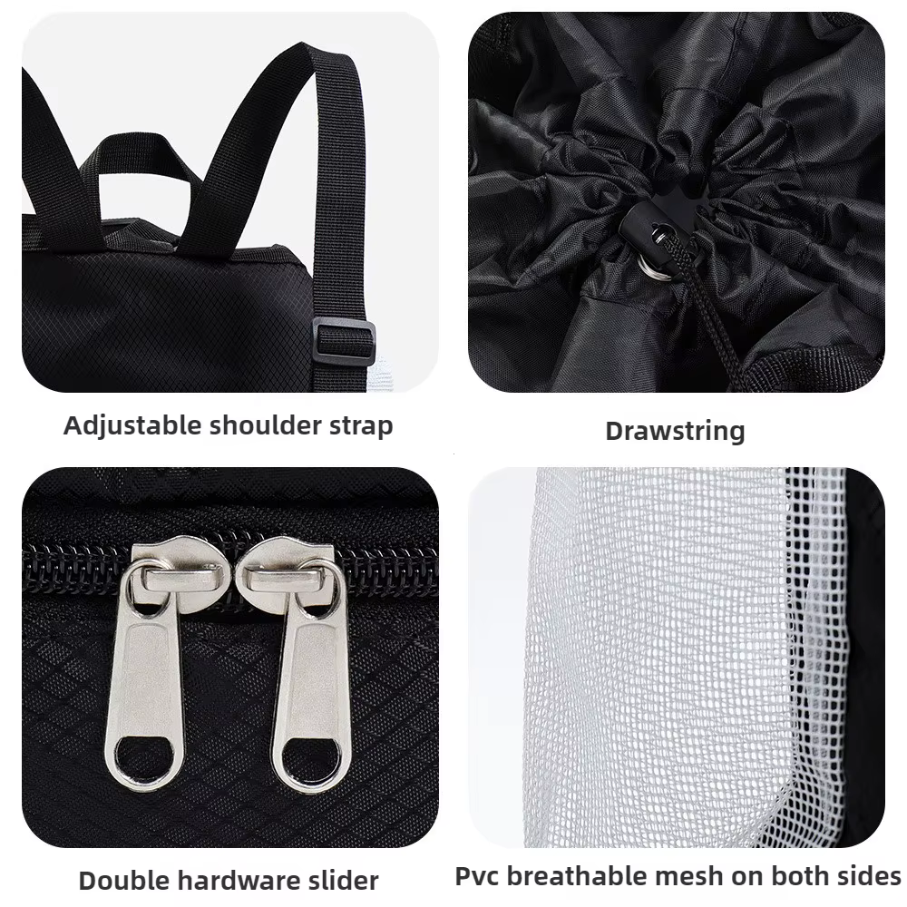 Sac à dos en maille pour natation sèche et humide