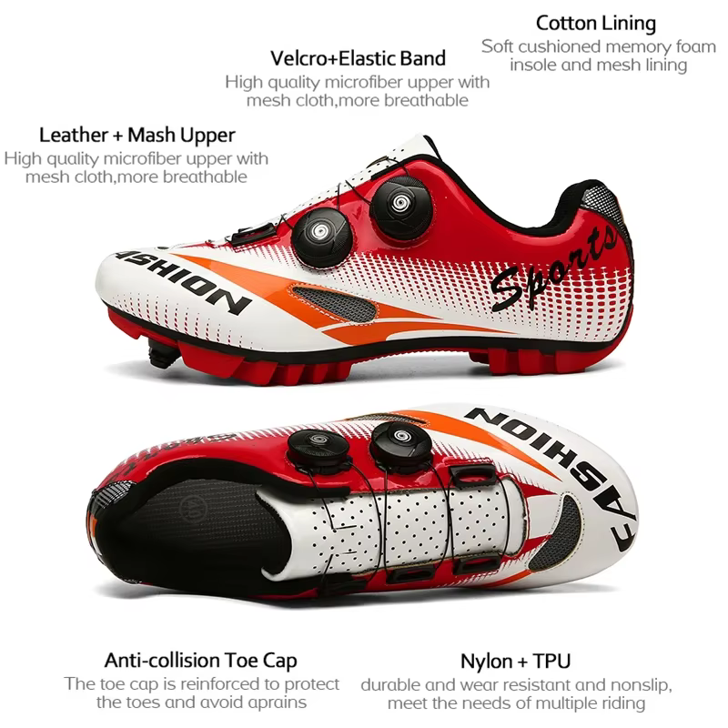 Chaussures de vélo de route pour hommes et femmes