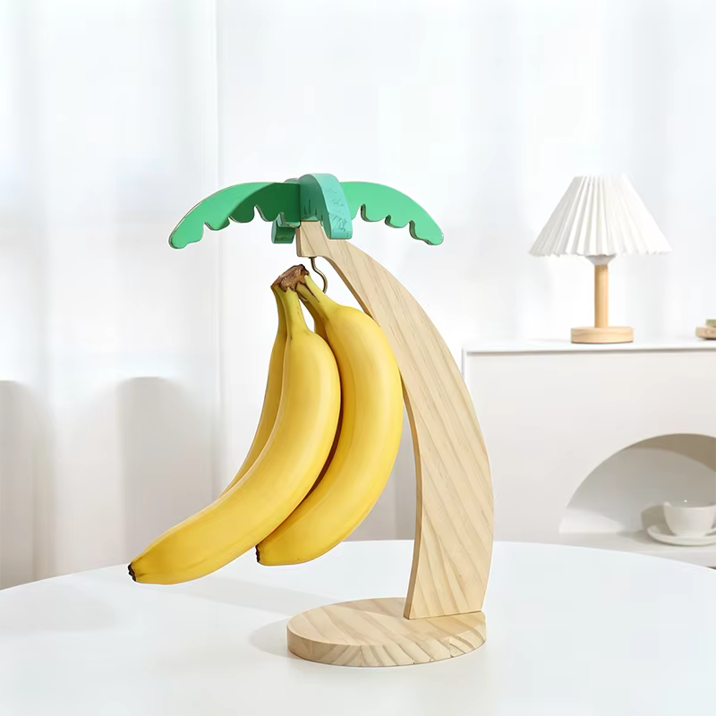Support de banane en bois suspendu