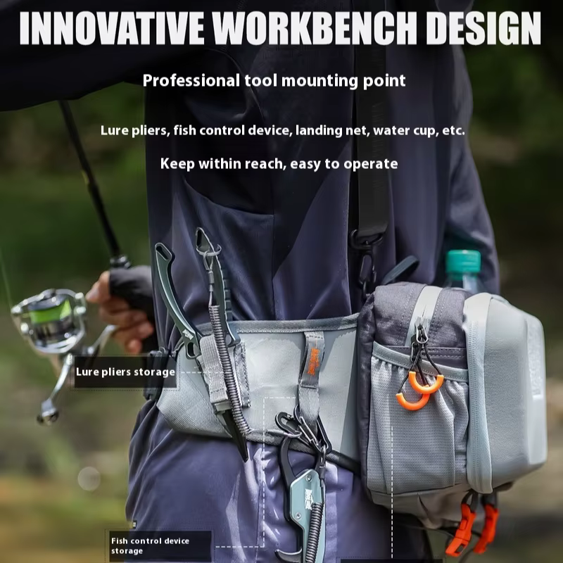 UDO 5L sac de pêche multifonctionnel étanche sac à main sac à outils