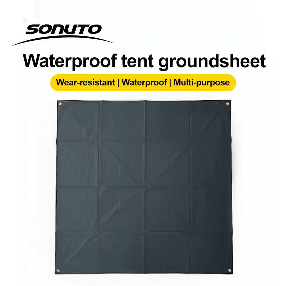 Tapis de sol robuste Sonuto pour tente - Bâche imperméable durable pour protection supplémentaire