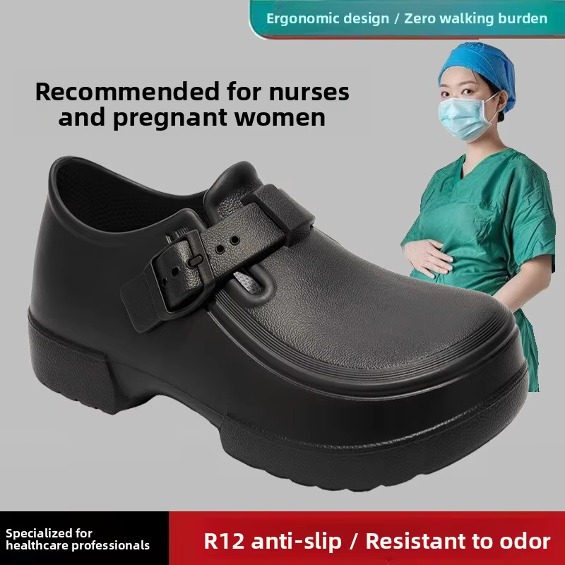Chaussures antidérapantes pour infirmières, usage spécial salle chirurgicale, imperméables, faciles à enfiler, pour médecins et femmes enceintes