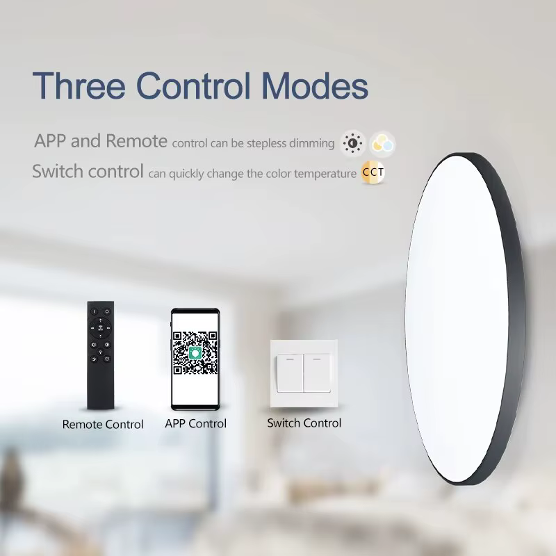 Plafonnier LED intelligent avec télécommande
