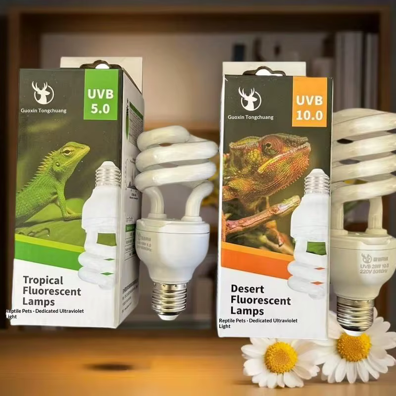 Lampes chauffantes pour Reptiles, tortue, lézard, serpent, 13W/26W, rayons UV, économie d'énergie, Terrarium, lumière de se prélasser, 5.0, 10.0, UVB, 1 pièce