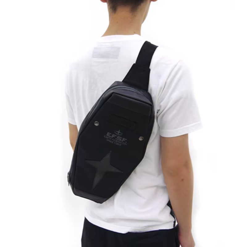 Brdwn E.F.S.F unisexe RX-78-2 Cosplay sac à bandoulière en polyester sac de poitrine